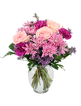 Sweet Florals Vase Arrangement
