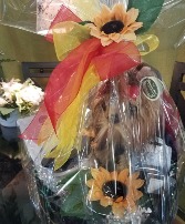 Sweet Grace and a Plush Gift Basket