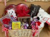 Sweet Heart Basket Valentines Gift Basket