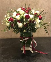 Sweet Heart Vase Arrangement