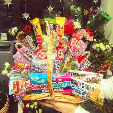 Sweet Holiday Bouquet Candy Bouquet