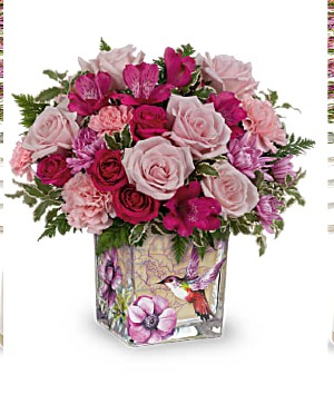 Sweet Hummingbird Bouquet assorted flowers