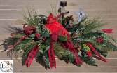 Sweet JoAnn Redbird Cemetery arrangement