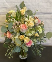 Sweet Lacy Vase Arrangement