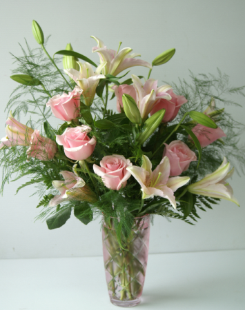 Sweet Lilies and Roses 
