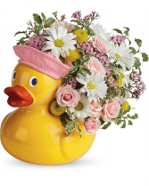 Sweet Little Ducky Flower Arrangement