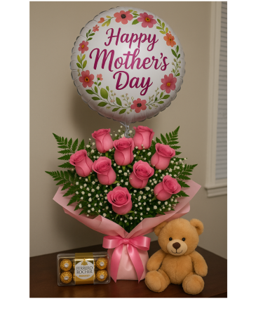 Sweet Love Mother’s Day Combo (pink) Mother's Day Roses in Gurnee, IL | Lesly Flower Gurnee Sweet Love Mother’s Day Combo (pink) Mother's Day Roses in Gurnee, IL | Lesly Flower Gurnee