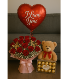 Sweet Love Mother’s Day Combo (red) Mother's Day Roses