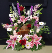 Sweet Love Urn Wreath (Urn not included) Arrangement