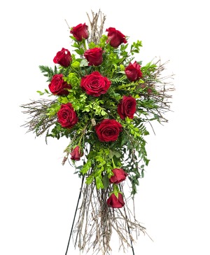 Sweet Memory Cross Standing Spray