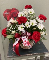 SWEET ON YOU BASKET ARRANGEMENT