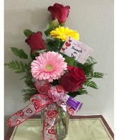 SWEET ON YOU BOUQUET VASED ARRANGEMENT