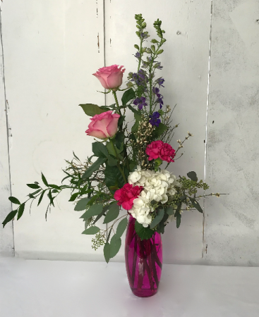 Sweet on you Fresh Vase Arrangement