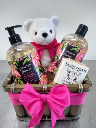 Sweet pampering basket of love