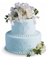 Sweet Pea and Rose Cake Topper 