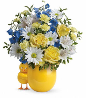 Sweet Peep Blue Bouquet 