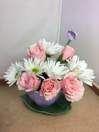 Sweet & Petite Gift Set Tea Cup Flowers
