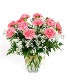 Sweet Pink Carnations Vase