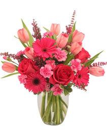 Sweet Pink Mystique Arrangement