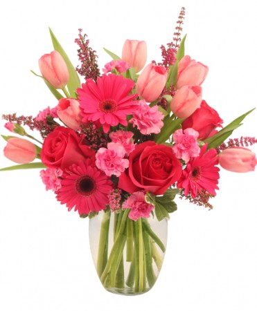 Sweet Pink Vase Design