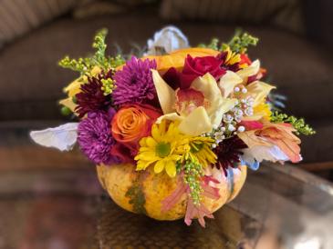 Sweet Pumpkin  Arrangements  in Forest Hills, NY | FOREST HILLS LILIES OF THE VALLEY