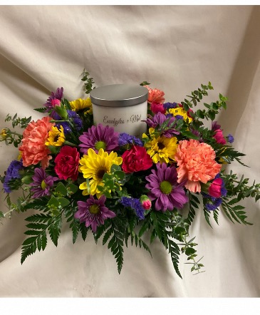 Sweet scent- sation Flowers with keepsake candle in Fairfield, OH | NOVACK-SCHAFER FLORIST