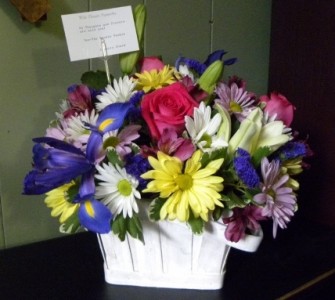 Sweet Sentiments Basket Arrangement