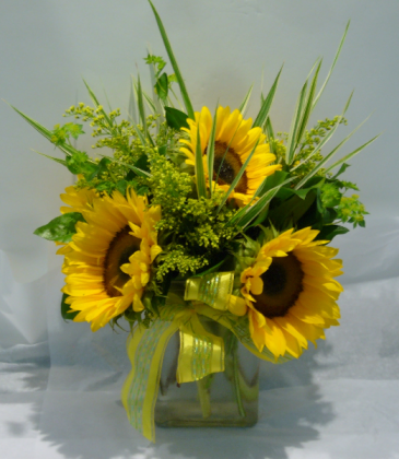 SWEET SUNFLOWERS Vase Arrangement