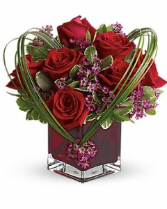 Sweet Thoughts Bouquet with Red Roses ---
