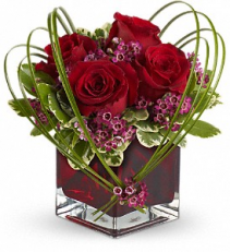 Sweet Thoughts Bouquet with Red Roses 