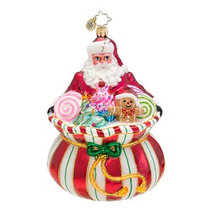 Sweet Tooth Santa (RETIRED) Christopher Radko Ornament