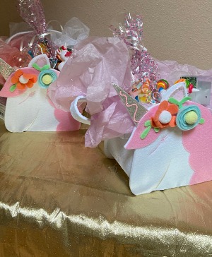 sweet unicorn unicorn gift basket