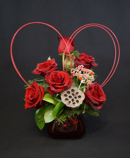 Sweet Valentine  Fresh arrangement