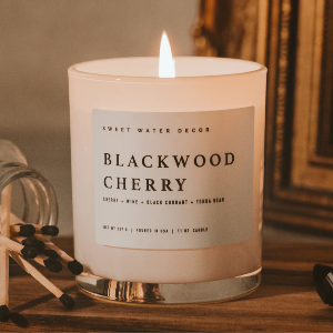 Sweet Water Decor Blackwood Cherry Candle 
