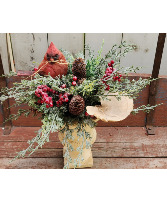 Sweet Winter Moments Permanent Arrangement