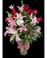 Sweetest Crush Lilies and Roses
