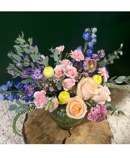 Spring Pastels Vase Arrangement