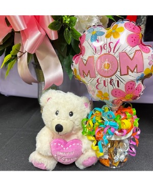 Sweetest Mom Plush and candy