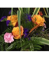 Sweetest Orange Sherbet  Vase Arrangement  in Florence, Mississippi | Posh Butterfly Floral & Gifts