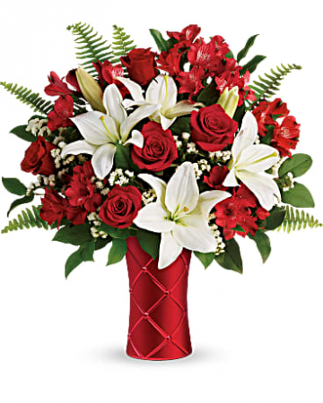 Sweetest Satin Bouquet Fresh Arrangement