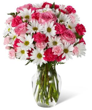 Sweetest Surprises Bouquet Vase