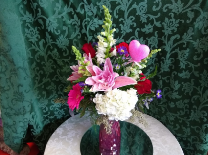 Sweethart Bouquet  Mixed vase bouquet 
