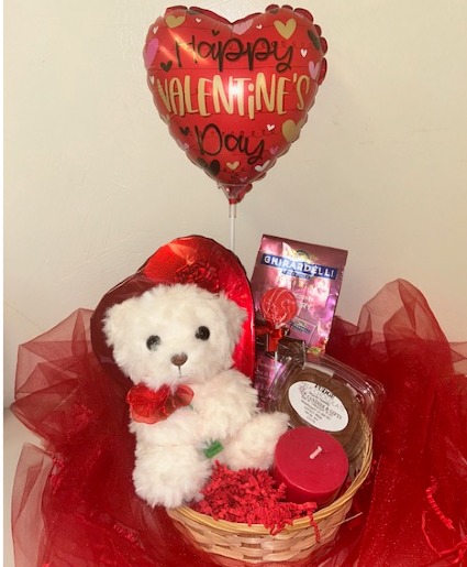 Sweetheart Basket Valentines Gift Basket