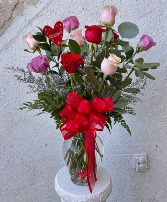 Sweetheart Dozen Vase Arrangement 