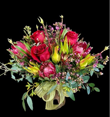 Tropical Sweetheart Protea Special Enchanted Tropical Arrangement in Colorado Springs, CO | Enchanted Florist II