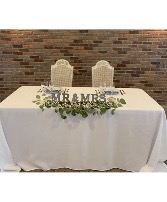 Sweetheart Table Floral Decor