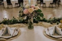 Sweetheart Table Florals Wedding