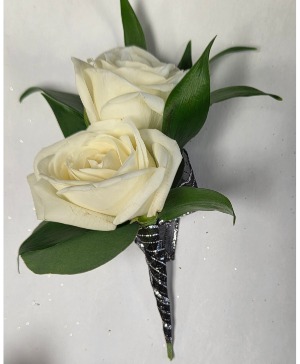 Sweetheart white Rose  Boutonniere