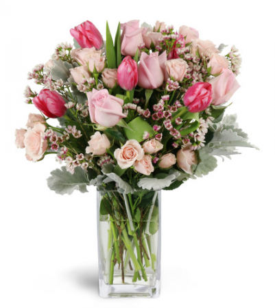 Sweetly pink All-Around floral arrangement