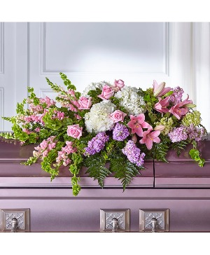 Sweetly Rest Casket Spray 